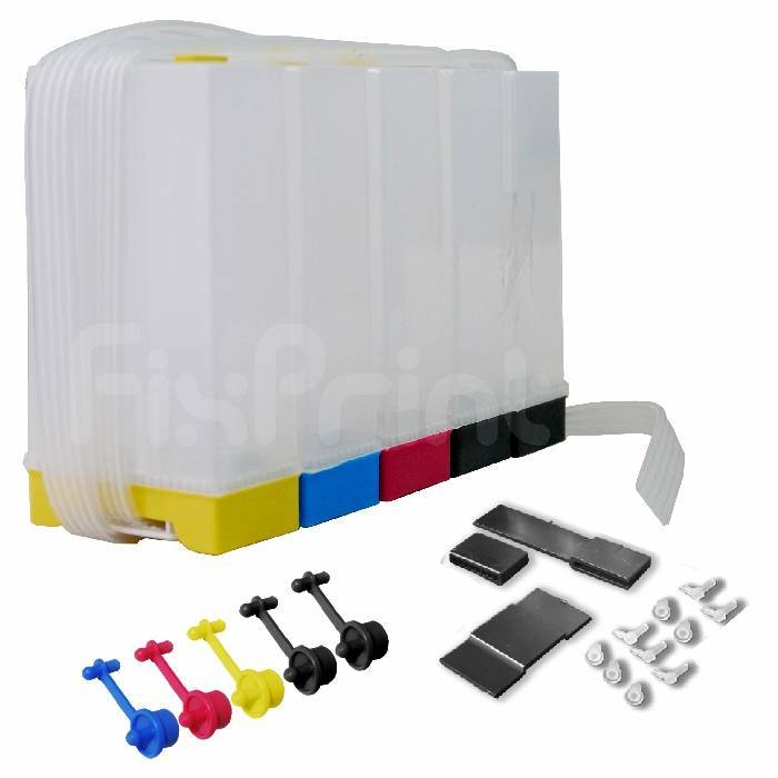 FixPrint Tabung Infus Modif  CISS Printer Canon Hp Epson 5 Warna 100ml T1100 ix6560 ix6770 ix6870 ix