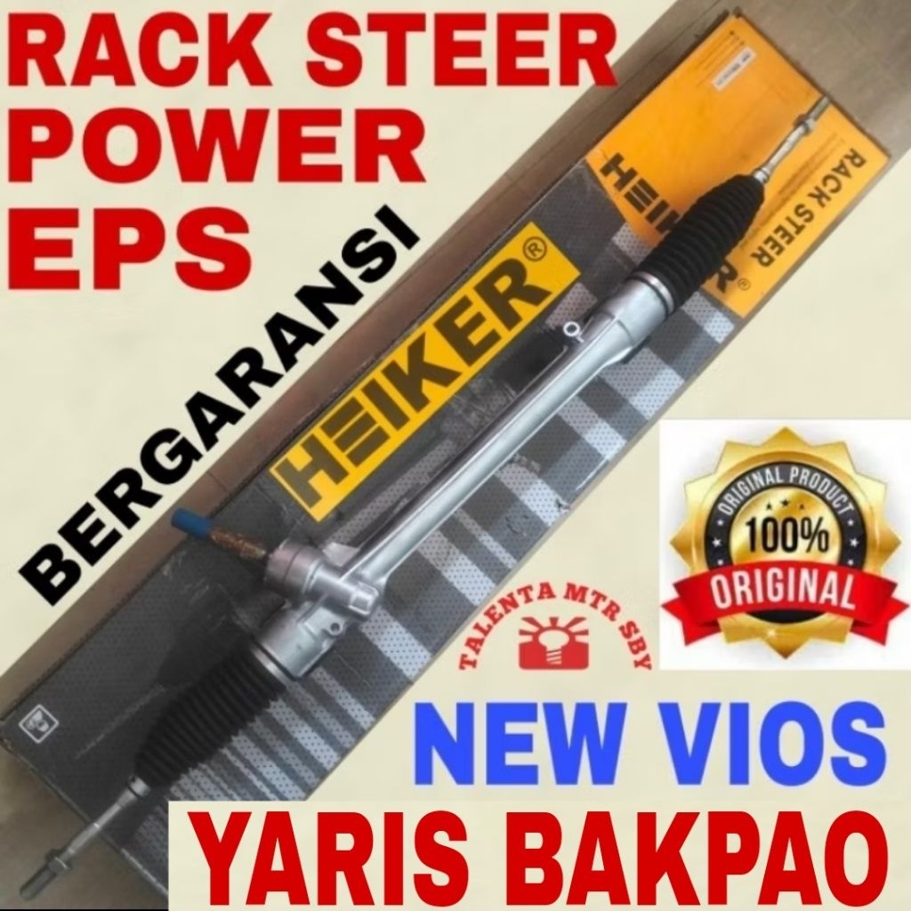 BERGARANSI. RACK STEER ASSY YARIS BAKPAO + NEW VIOS GEN 2 STIR STEERING GEAR HEIKER ORIGINAL TAHUN 2