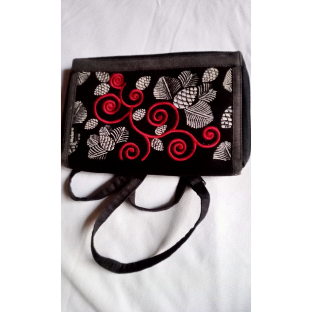 Tas dompet selempang sling bag wanita makara etnik preloved