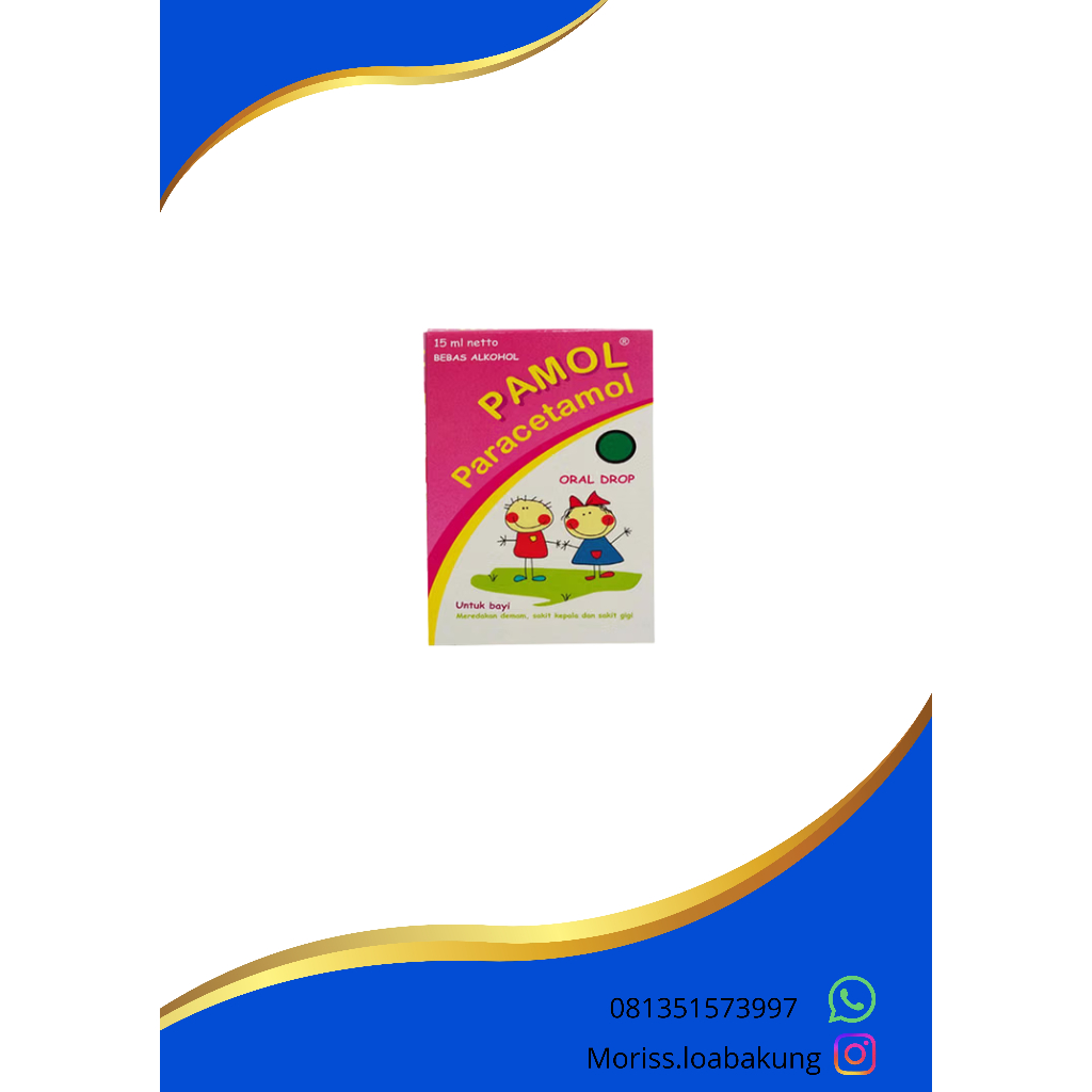 Pamol Oral Drop 15ml Paracetamol Bayi Anak