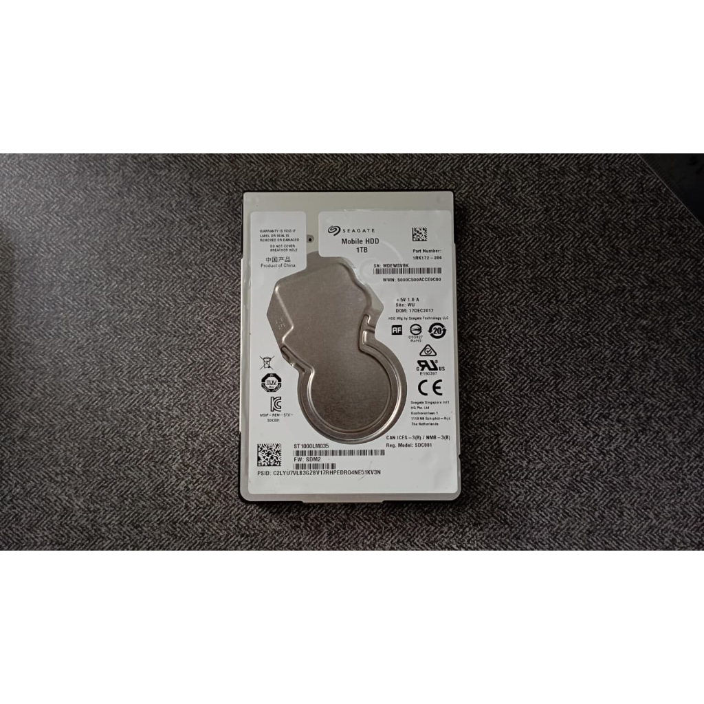 HARDDISK INTERNAL LAPTOP 2.5" 1TB SEAGATE
