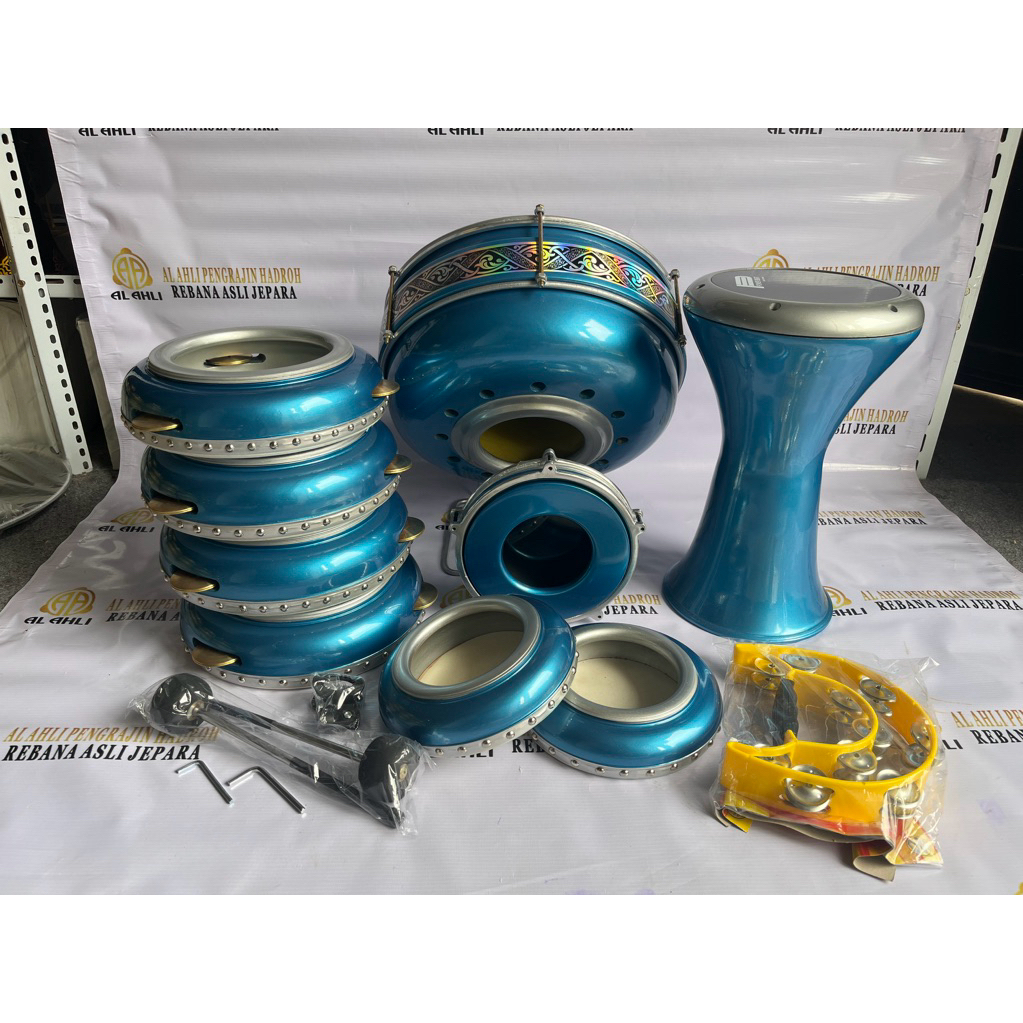 ALAT HADROH SATU SET / REBANA SATU SET BERKUALITAS