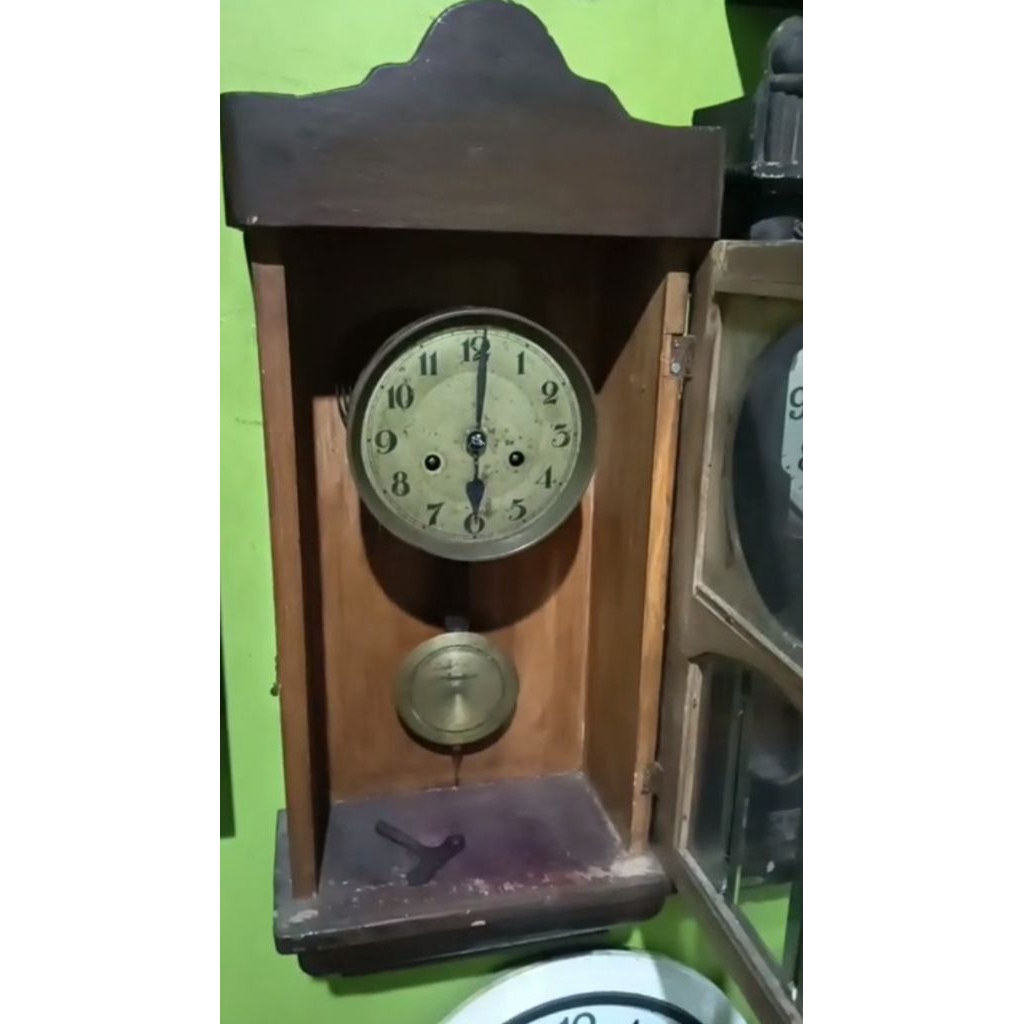 jam kuno antik Mauthe germany senar spiral