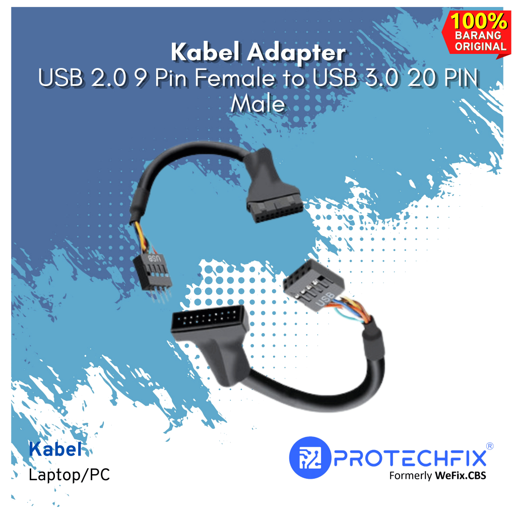 Kabel Adapter USB 2.0 9 Pin Female to USB 3.0 20 PIN Male