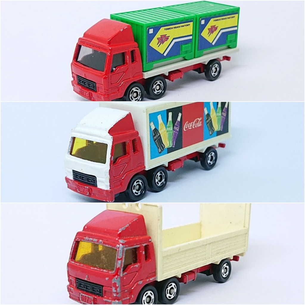 [ 75 CORNER ] Tomica Tomy Mitsubishi Fuso Truck Fighter The Great Trintin Truk Coca Cola Container