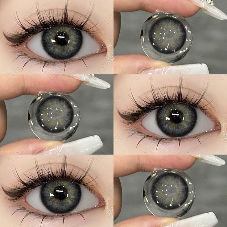[DaRL] Softlens Abu-Abu Mata Boneka Diameter 16MM | Softlens Mata Barbie Grey Diameter Besar | Softl