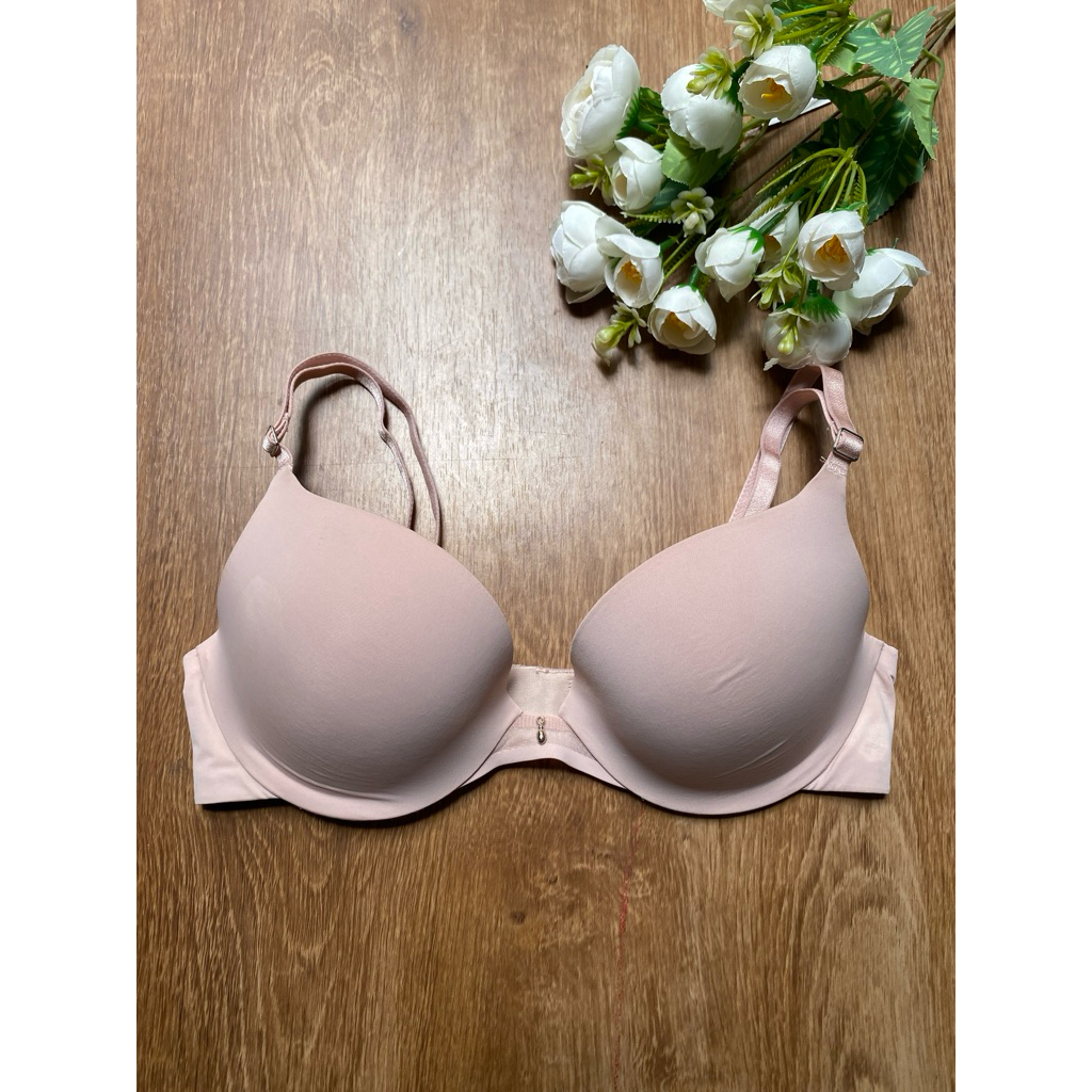 BRA PUSH UP BRANDED BERKAWAT SIZE 34B B75 BRA HITAM PUSH UP BERKAWAT