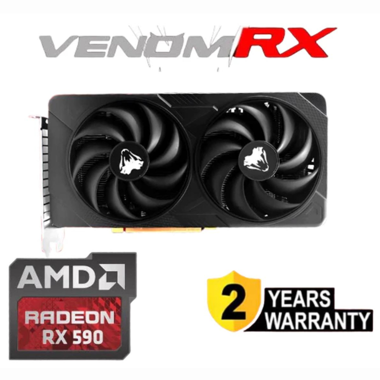 VGA Card VENOMRX RADEON RX 590 RX590 8GB DDR5 256bit