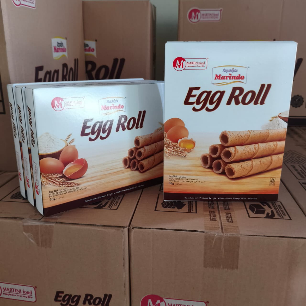 marindo egg roll 90gr 1 karton isi 24