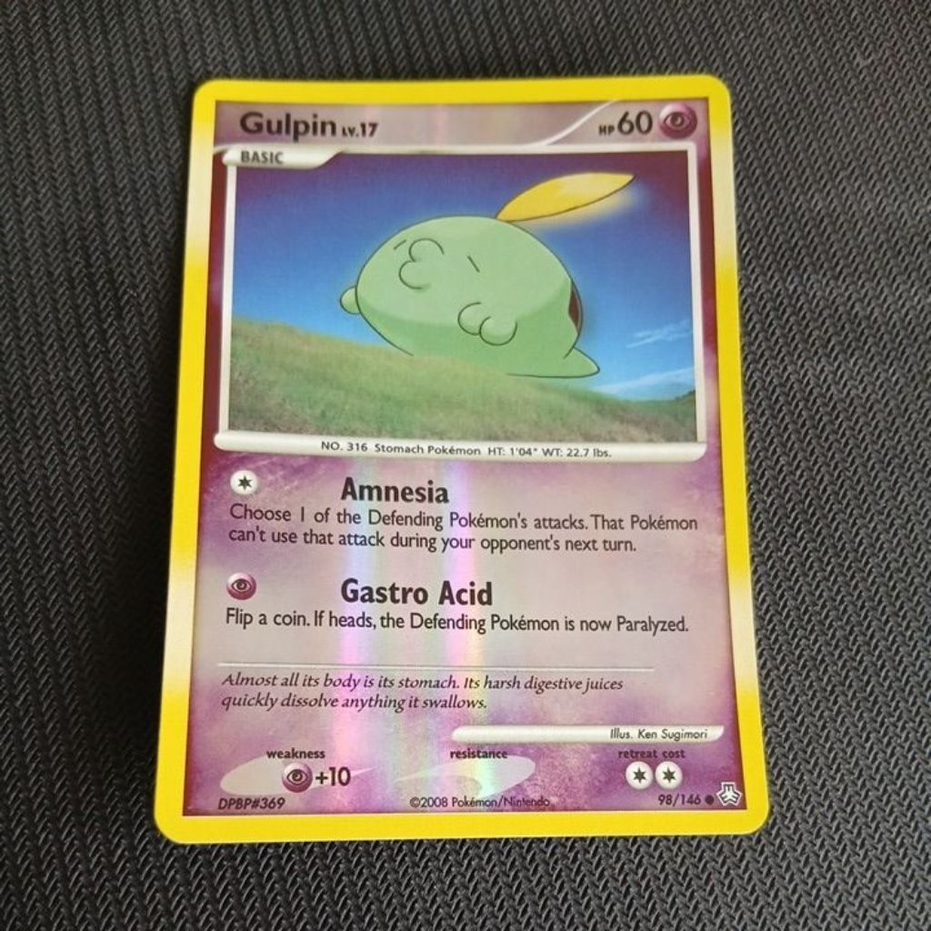 POKEMON GULPIN LEGEND AWAKENED REVERSE FOIL SINGLES