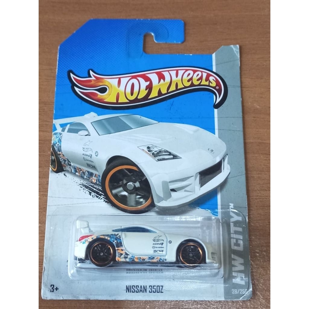 Hotwheels Nissan 350Z white putih