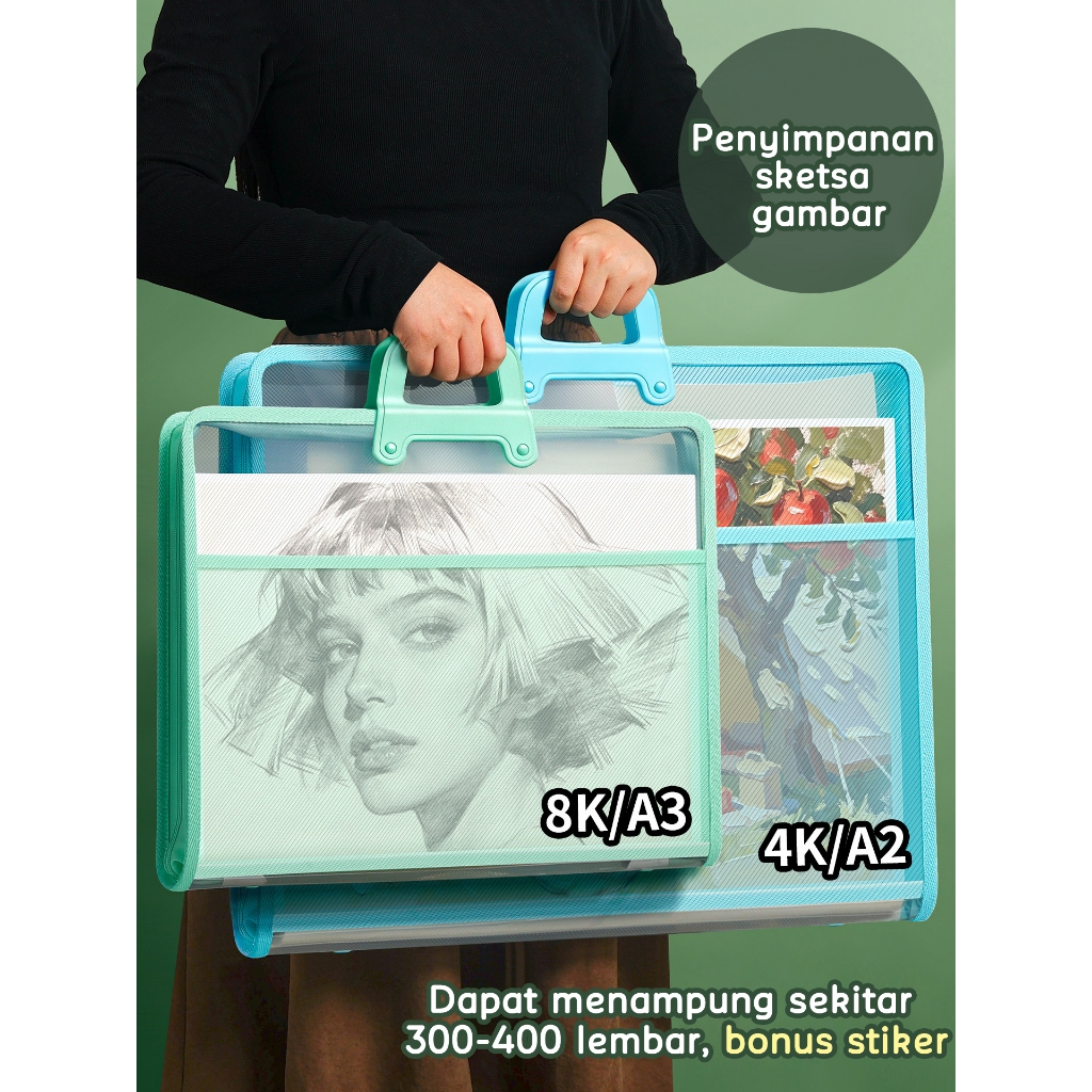 Tas Buku Gambar/Organizer Sketch book/Drawing bag/Drawing Bag Topla-A3/A2