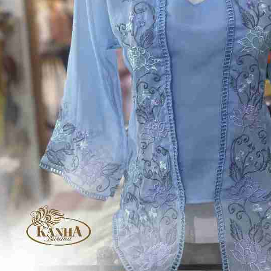 Kebaya Bordir Bali Sifon Premium - Kanha Busana