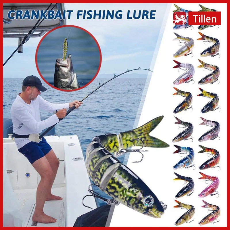 Umpan Pancing Lure Minnow Bionic  13.4cm 20g Sinking Buatan Bentuk Ikan Trout Wobbler Umpan Pancing 