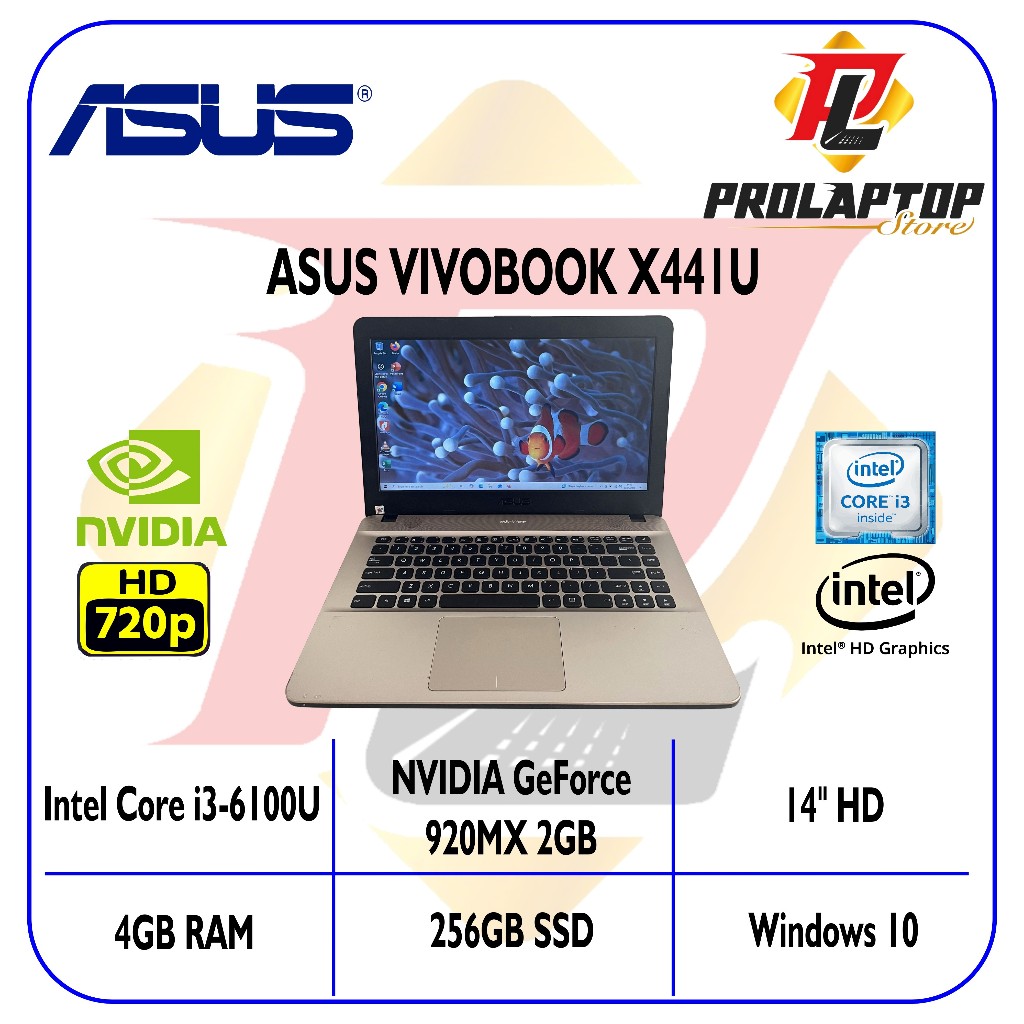 Asus VivoBook X441U | X441N | X441M | X441B | Intel Celeron | AMD A6 | AMD A9 | Intel Core i3