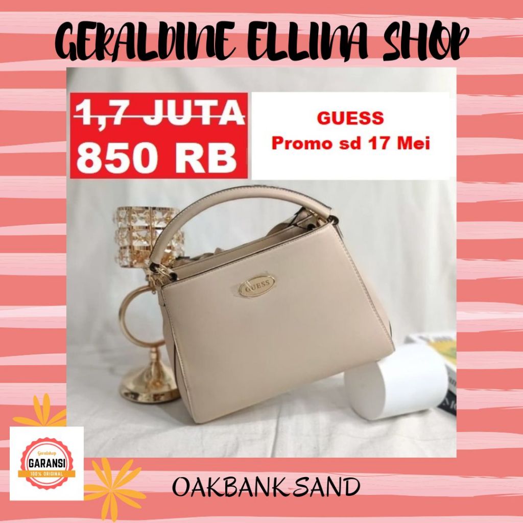 Tas Guess wanita satchel bag ORIGINAL 100% sale OAKBANK