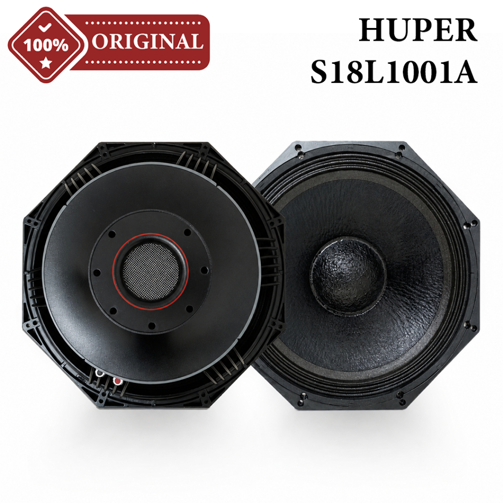 Komponen Speaker 18 Inch HUPER S18L1001A | S18L 1001A | S18 L1001 A | S1000 Original 1000 Watt