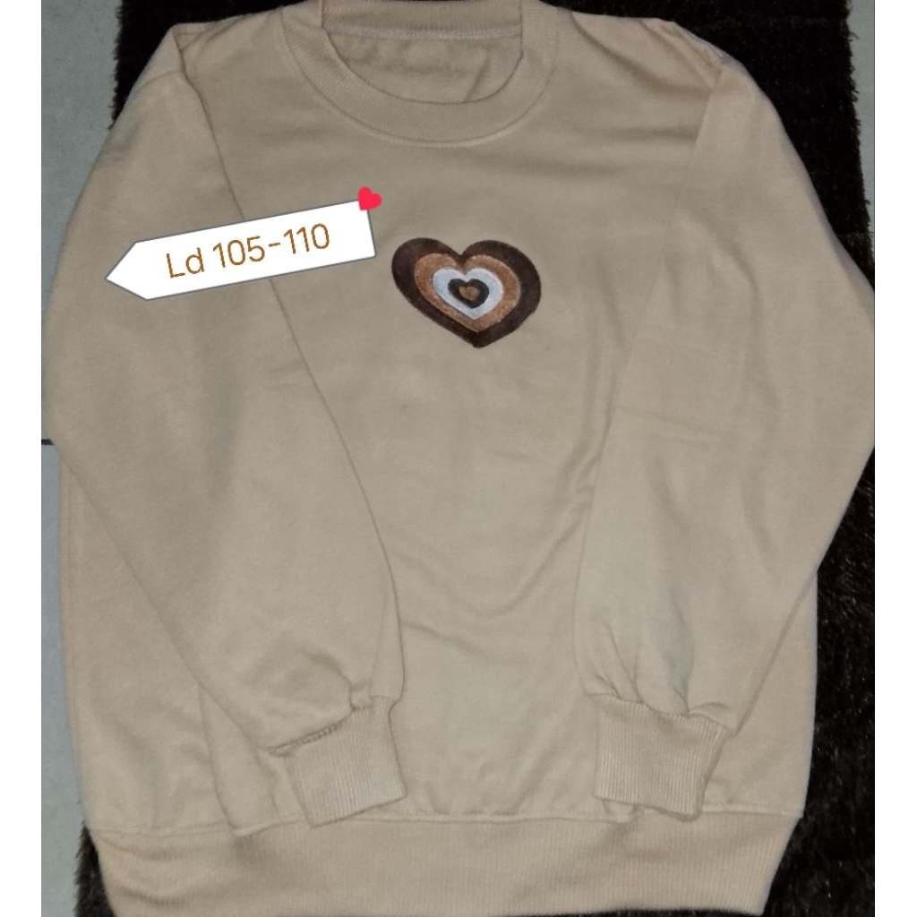 Sweater Bordir Love preloved pribadi