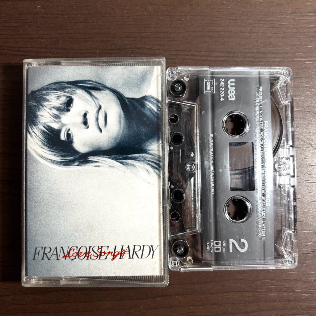Kaset Pita Francoise Hardy Love Songs Import Germany