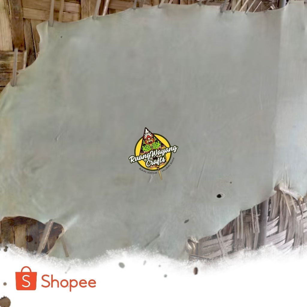 Lembaran Kulit Sapi Split Bahan Pembuatan Wayang Kulit