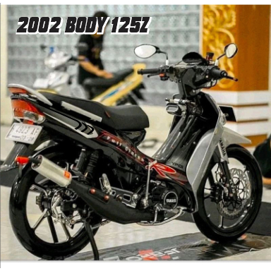 STRIPING FIZR 2002 MERAH PUTIH CUSTOM BODY 125z SIRIP HIU STIKER FIZ R
