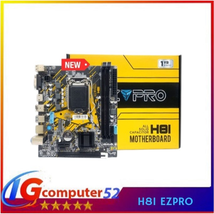 MOTHERBOARD EZPRO H81/H61INTEL 1150 - NEW