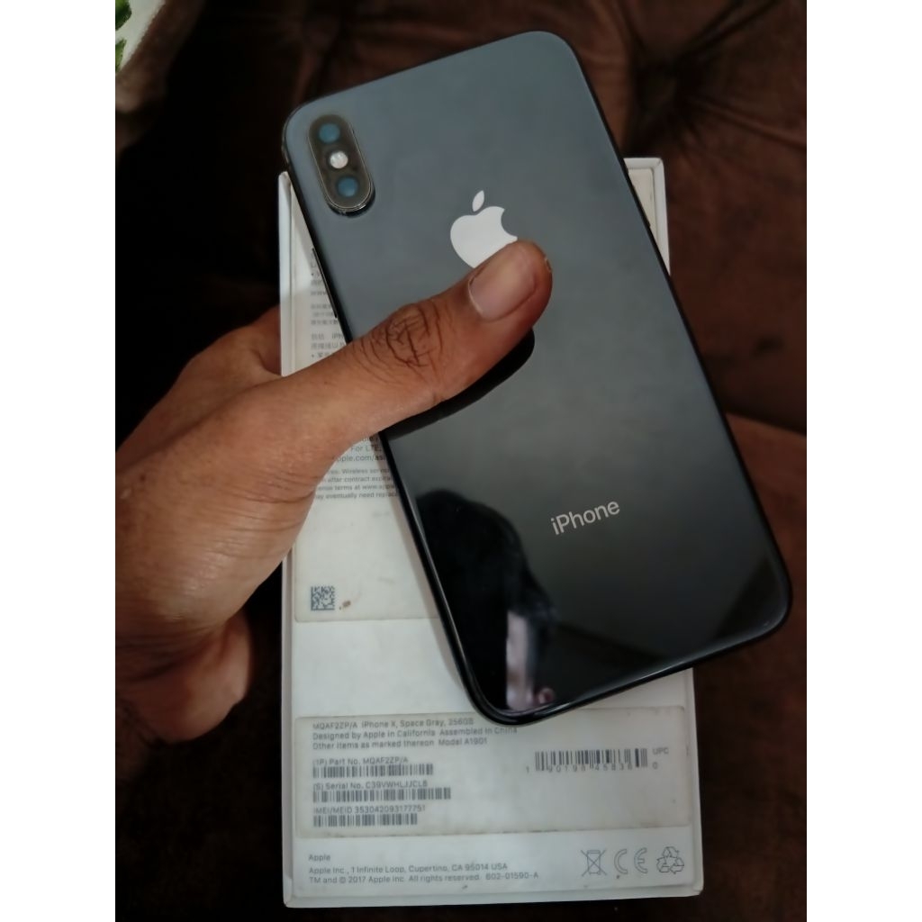 IPHONE X 256GB P/A (IBOX) MATOT (MATI TOTAL) orian semua icloud aman
