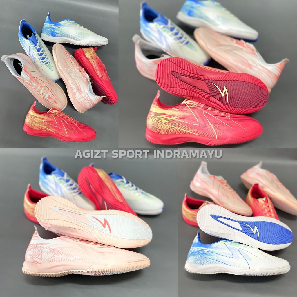 READY SEPATU FUTSAL SPECS LS NEO 3 WARNA WHITE LIME DAN SCALLOP SHELL