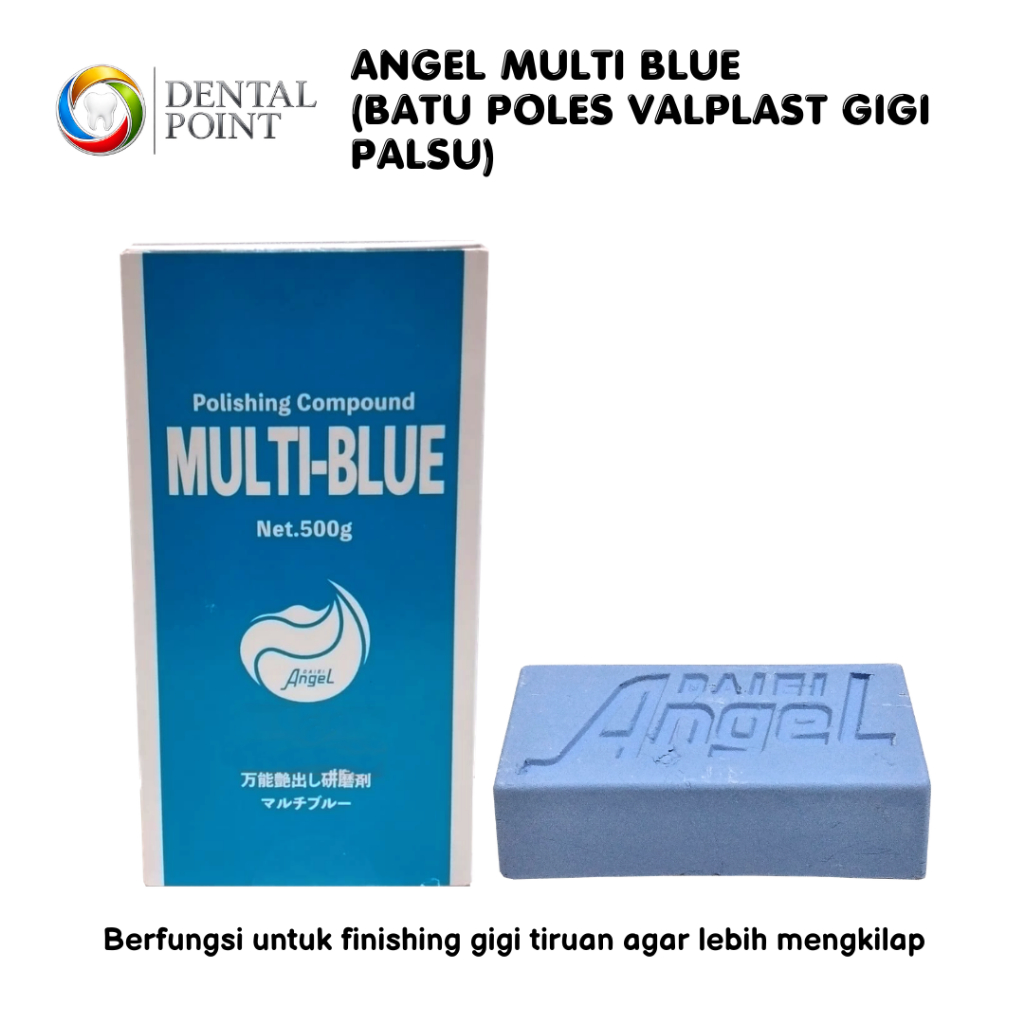 Angel Multi-Blue Batu Poles Valplast Gigi Palsu