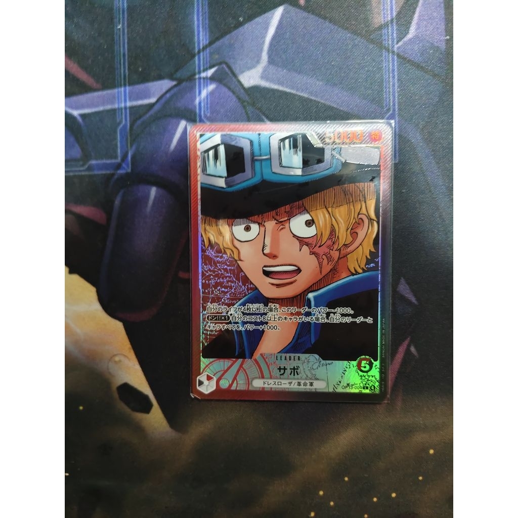 sabo alt art leader op13-004 one piece card game