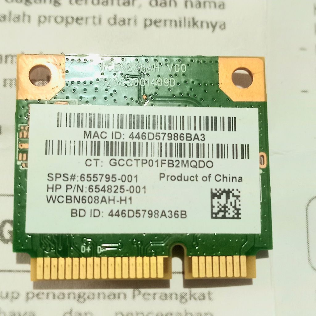 WIFI CARD LAPTOP HP1000