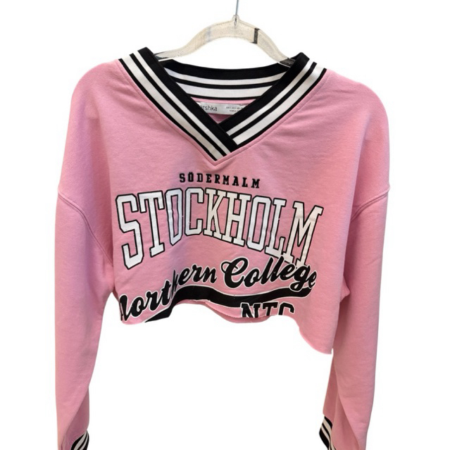 Bershka crop sweatshirt