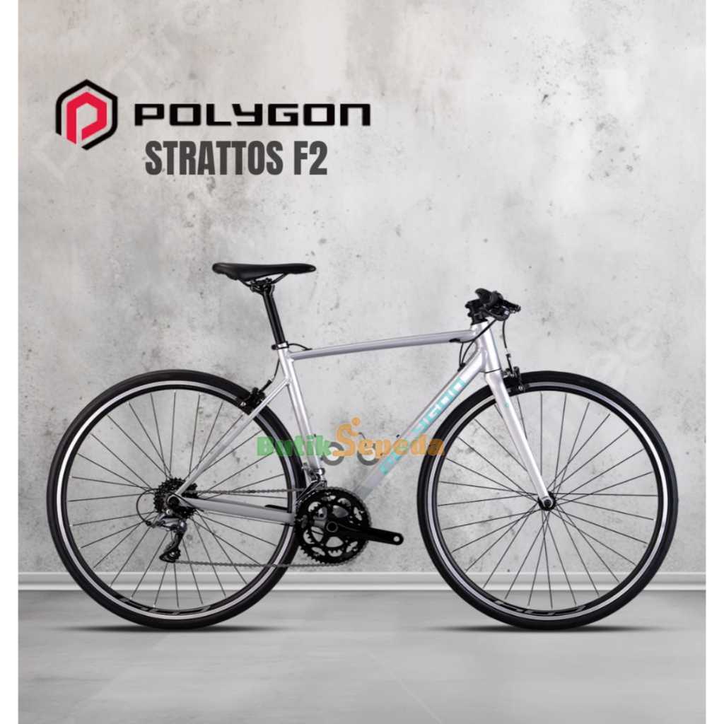 SEPEDA ROAD BIKE POLYGON STRATTOS F2 SIZE S 47