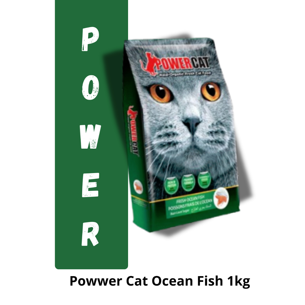 POWER CAT Adult Ocean Fish Makanan Kucing Kemasan 1kg