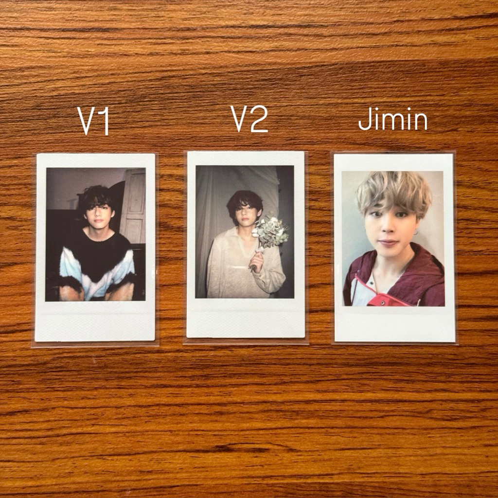 PC Official BTS V Jimin Polaroid