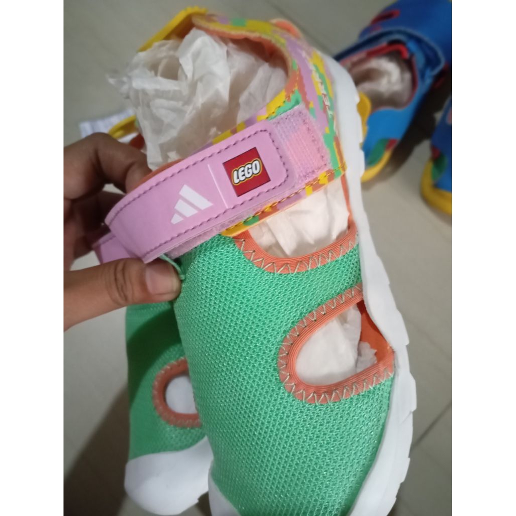 preloved sandal adidas lego anak