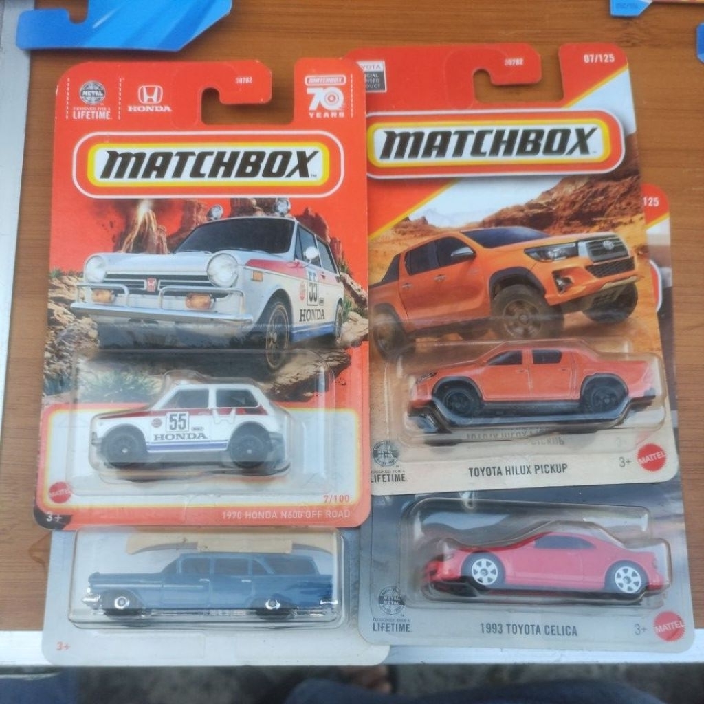 Matchbox Take All Toyota Celica Chevy Wagon Hilux