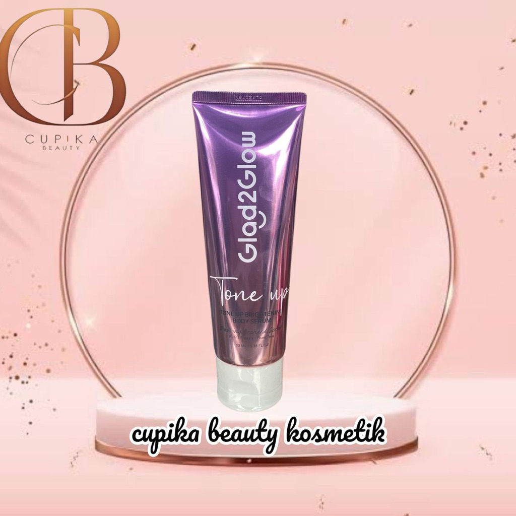 ic.ux} GLAD2GLOW tone up brightening body serum 100 ml cerah glowing seketika