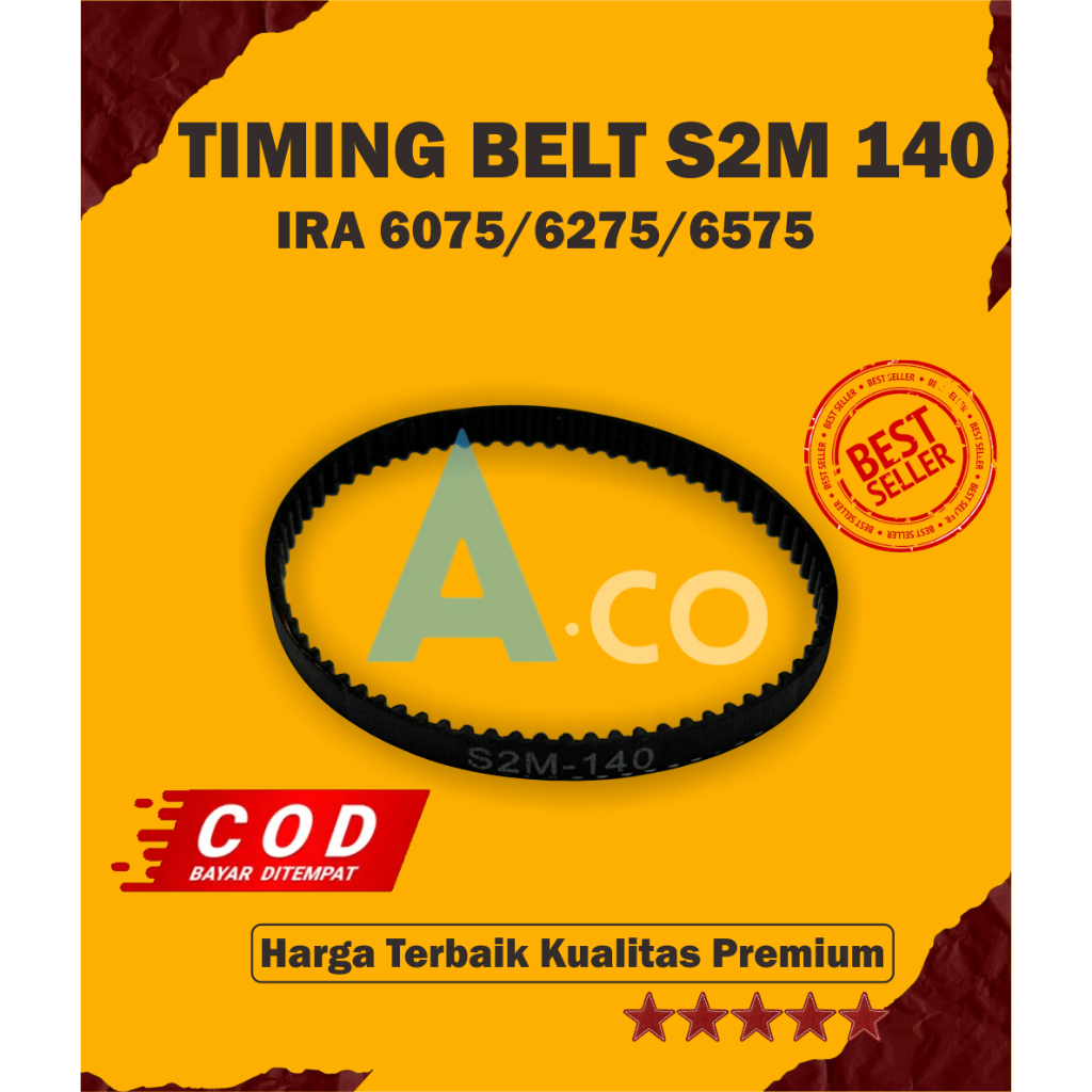 TIMING BELT REGIST S2M 140 IRA 6075 6275 6575
