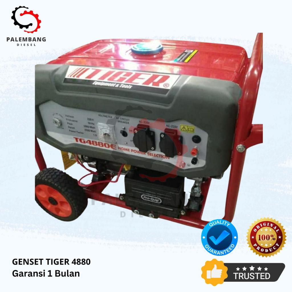 GENSET TIGER 5000 POWER GENERATOR TIGER GENSET 3000WATT DOBBLE STATER