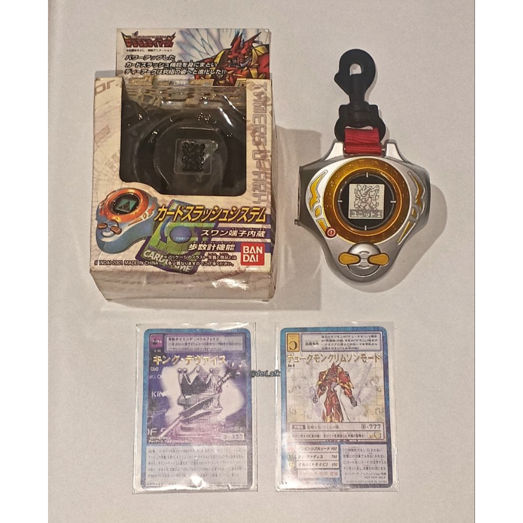 Digivice Digimon Tamers D-ark ultimate bootleg gameplay copy 95% ori