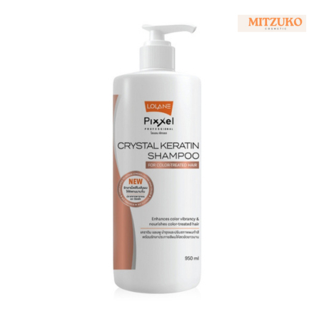 LOLANE Pixxel Crystal Keratin Shampoo for color- treated hair 330ML & 950ML