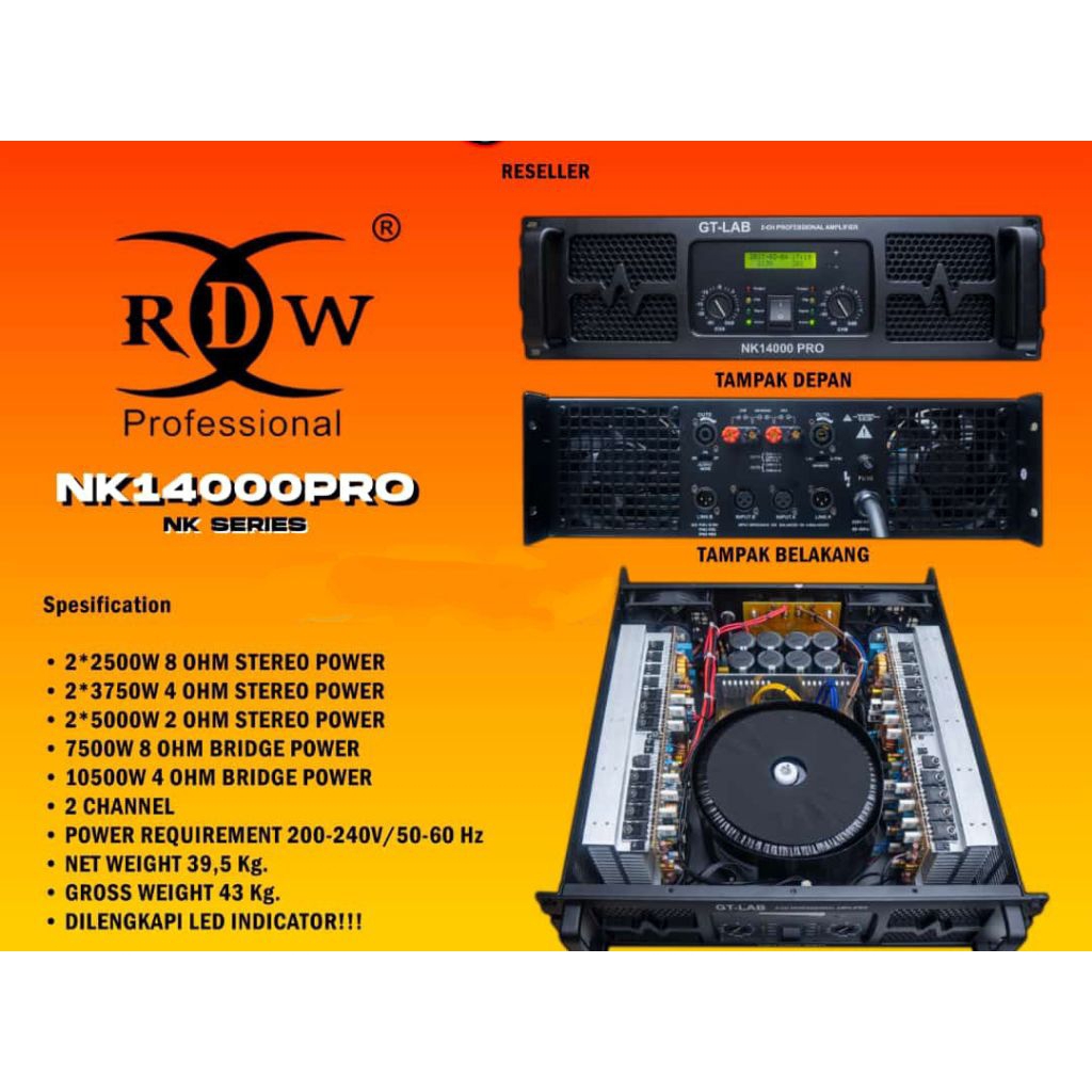 amplifier GT lab NK14000PRO
