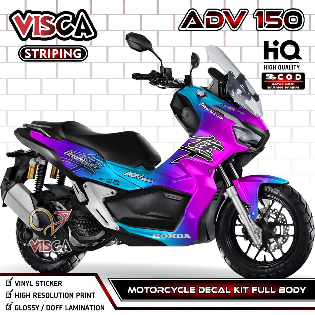 Decal ADV 150 Full Body - Stiker ADV 150 Full Body - Dekal ADV 150 Full Body - Striping ADV 150 Vari