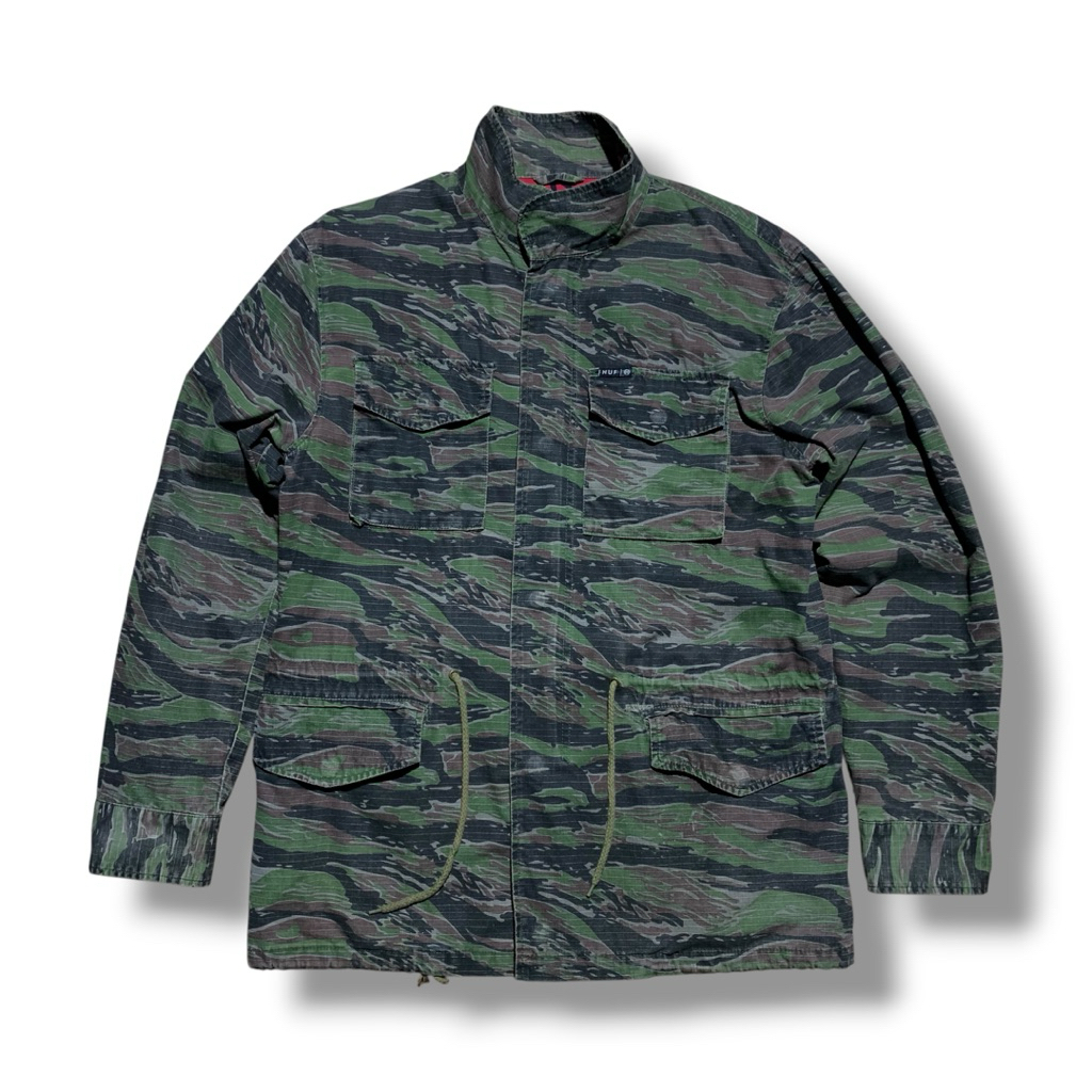 HUF Skateboarding "Burma" M51 Tiger Camo Jacket (Authentic)
