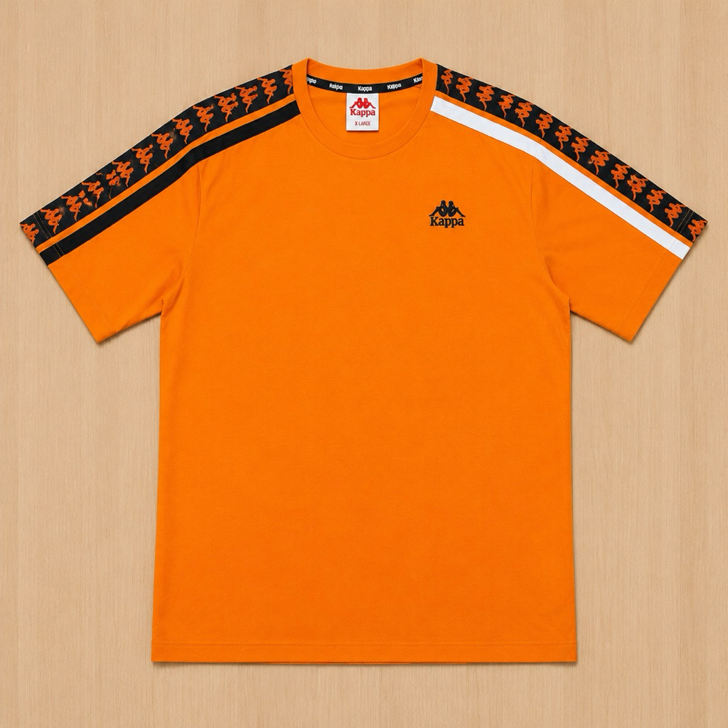 Kappa tapped logo tee Cotton Orange Original