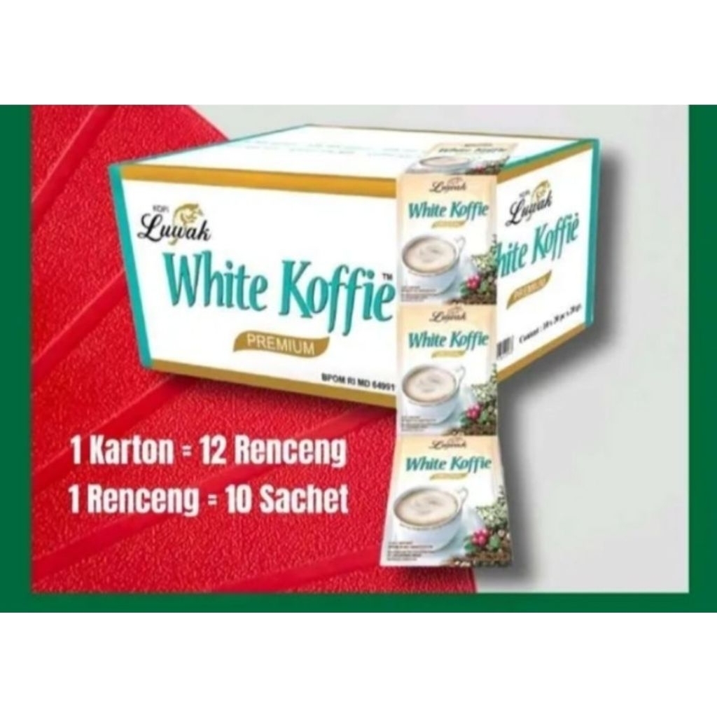 Kopi Luwak White Koffie Original 1 Dus Isi 120 Sachet