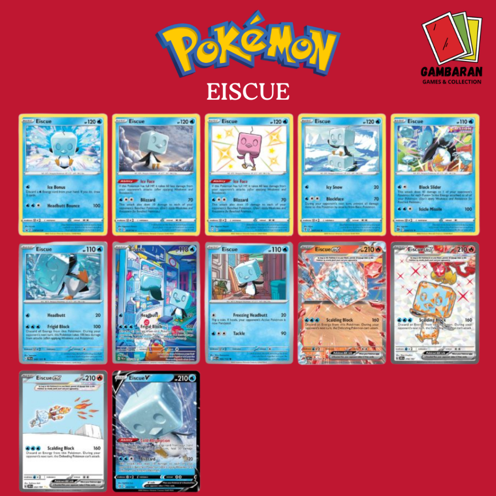 Eiscue MA1 SV2P SV3s Kartu Pokemon Indonesia TCG