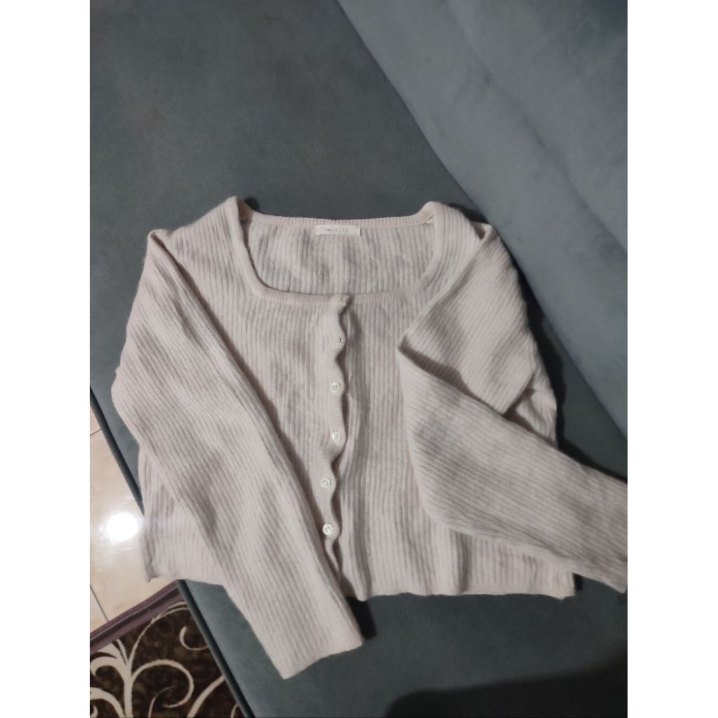 preloved cardigan crop