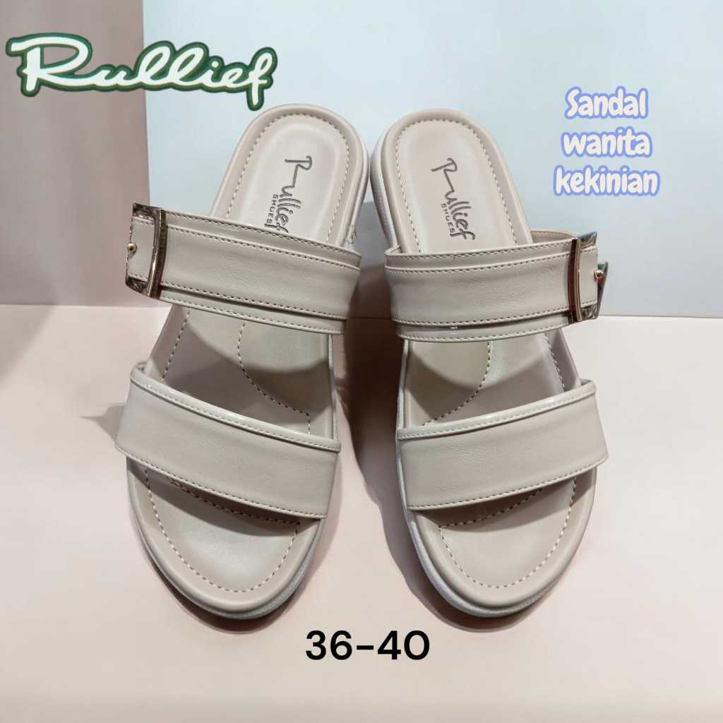 SANDAL RULLIEF FORMAL WANITA DEWASA SENDAL SOPAN